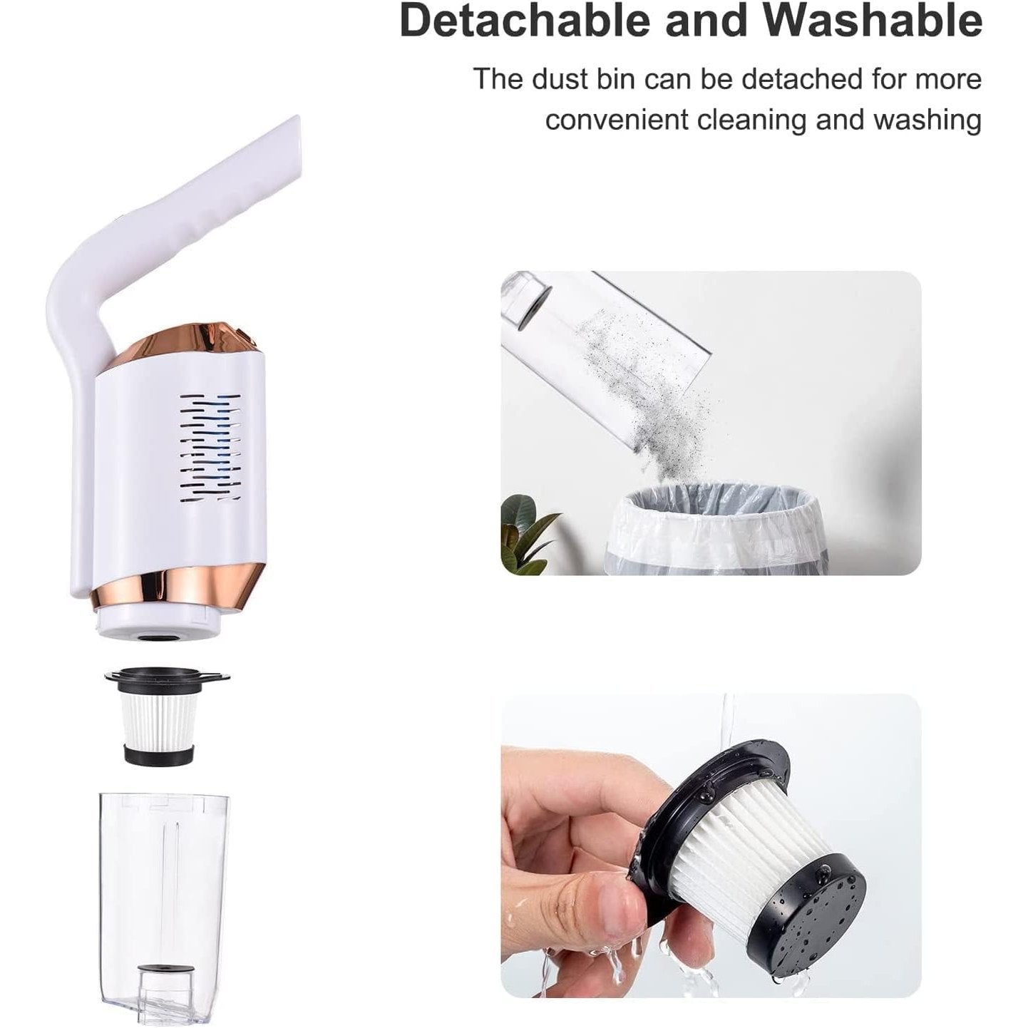 Medaid 4 in 1 Rechargeable Cordless Vacuum Cleaner