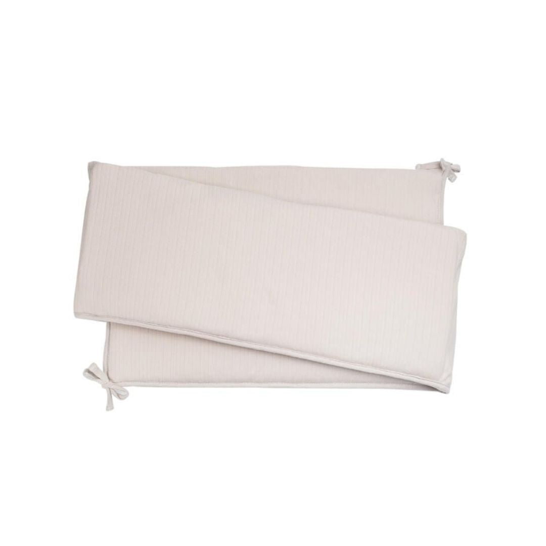 Trois Kilos Sept Tam Tam Crib Bumper – Sable (180 x 23 cm)