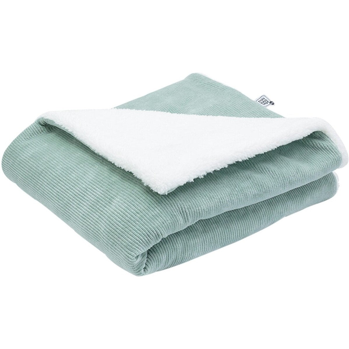 Trois Kilos Sept Wooly Sherpa Blanket Mint (75 x 100 cm)