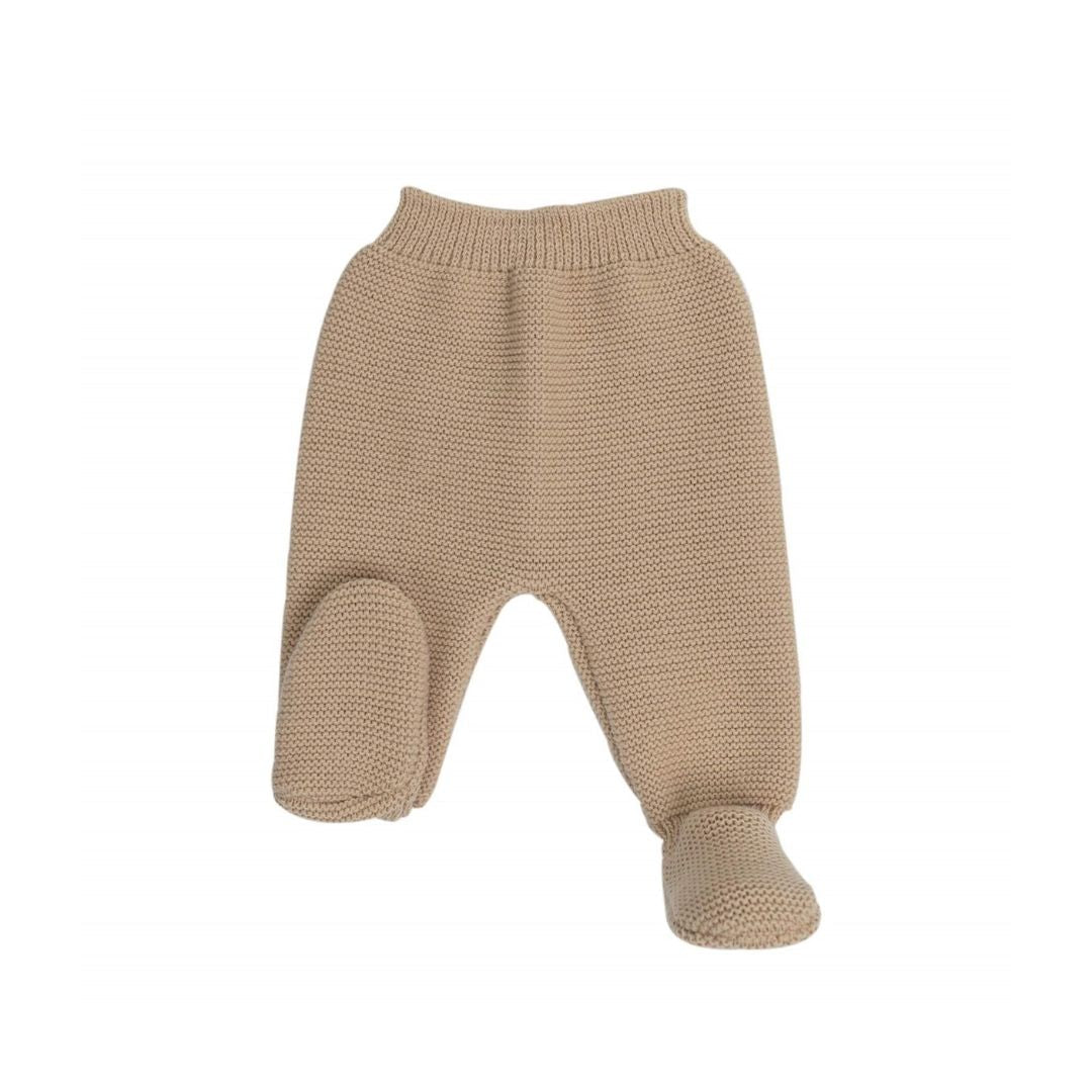 Trois Kilos Sept: Knitted Trousers – Caramel (0-1 Month)