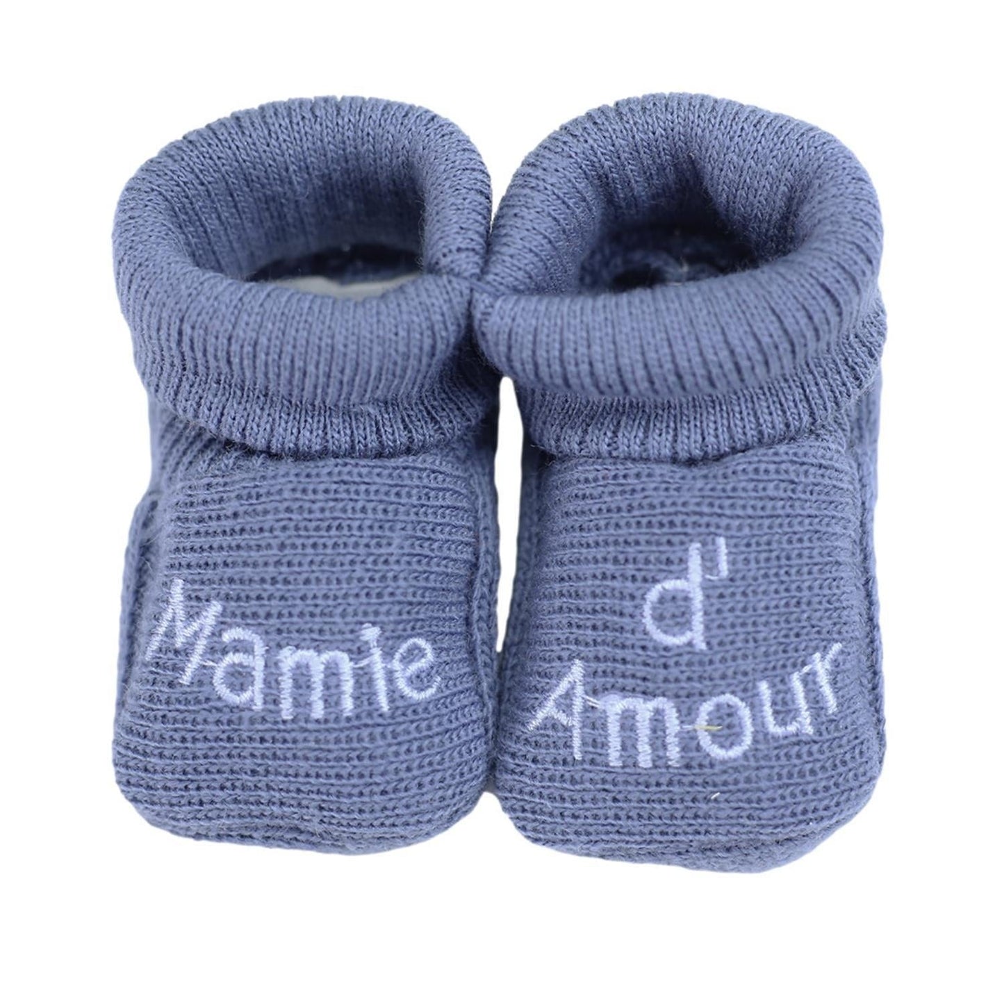 Trois Kilos Sep Mamie d'Amour Newborn Booties – Multicolored