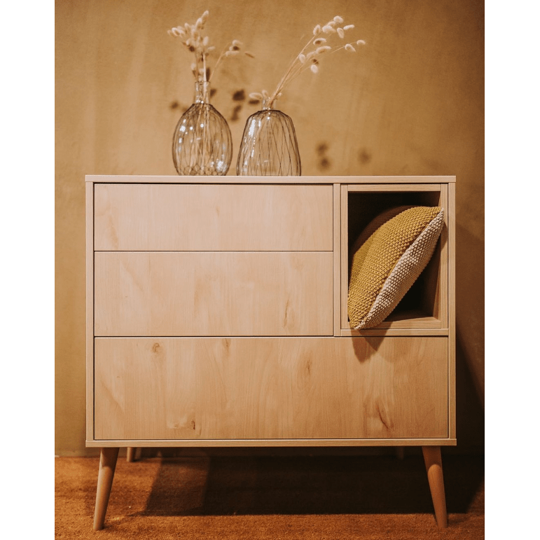 Quax Cocoon natural chest of drawers