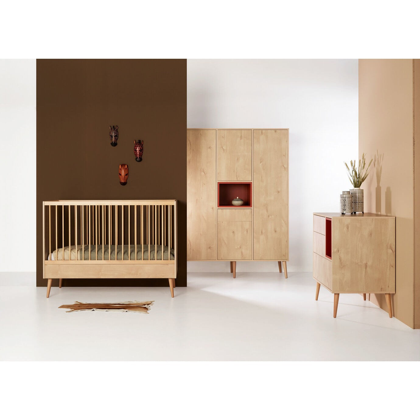 Quax Cocoon natural chest of drawers