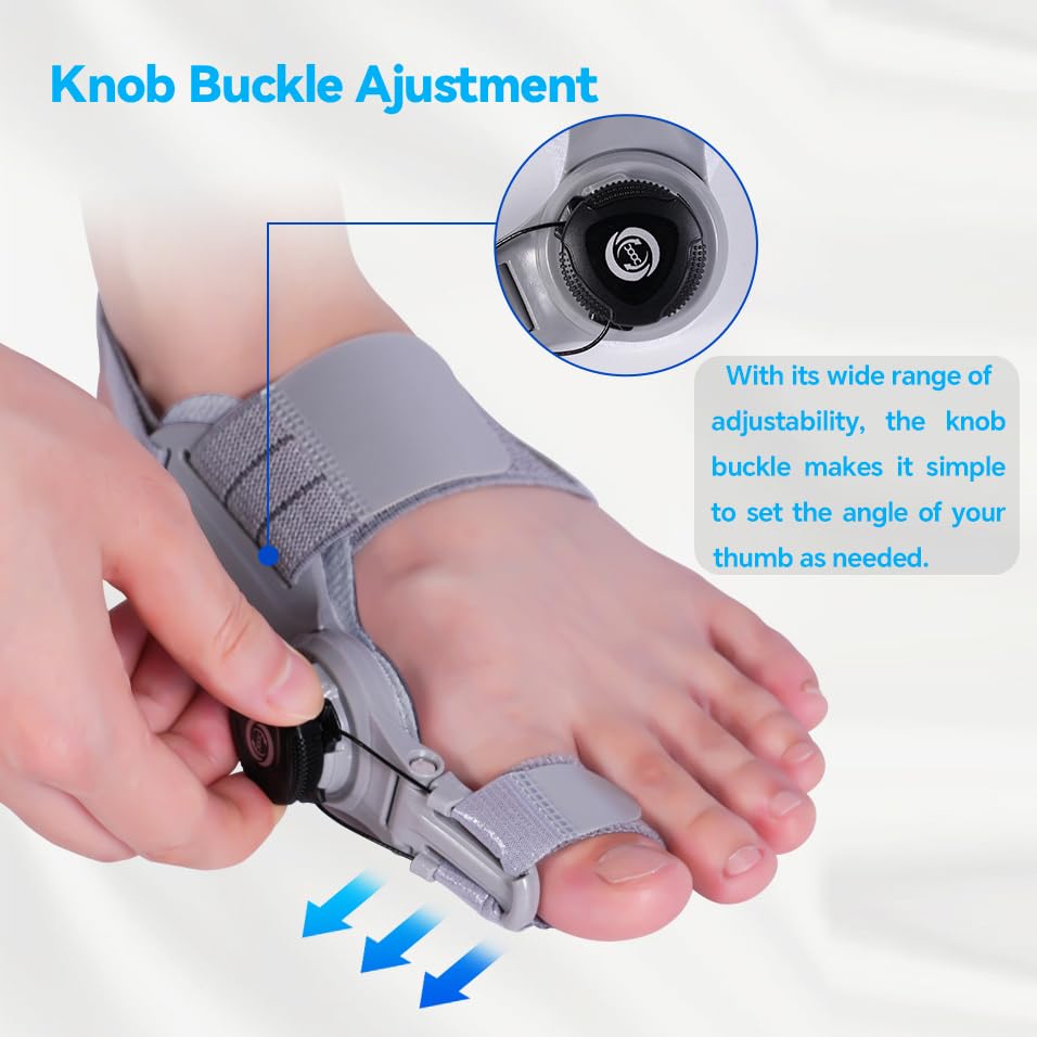 Medaid Adjustable Orthopedic Toe Corrector (Works On Both Feet)