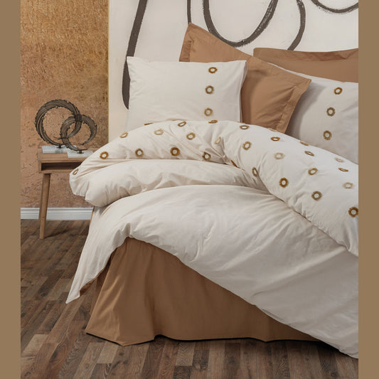 Embroidered  Double Duvet Cover Set NOMI
