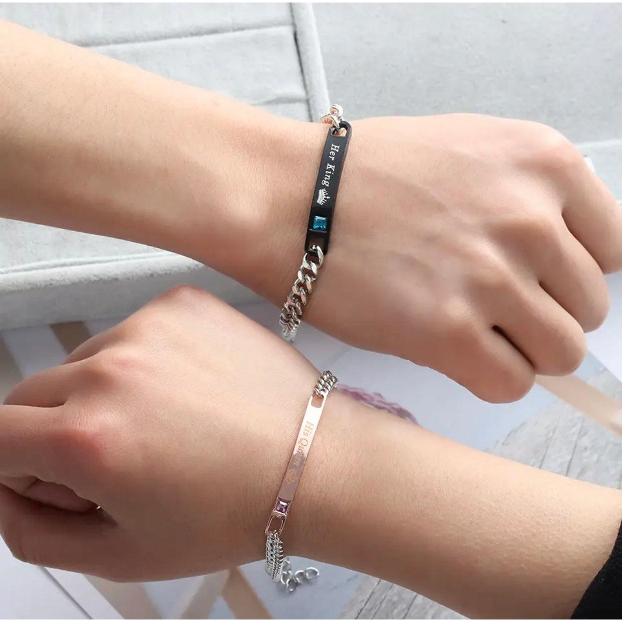 Her king and His Queen Bracelets