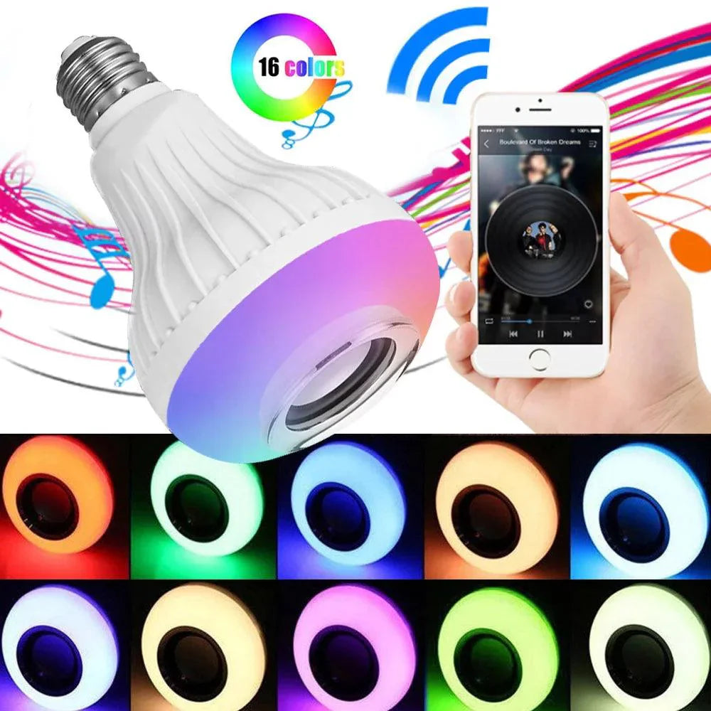 LED Light Bulb And Bluetooth Speaker