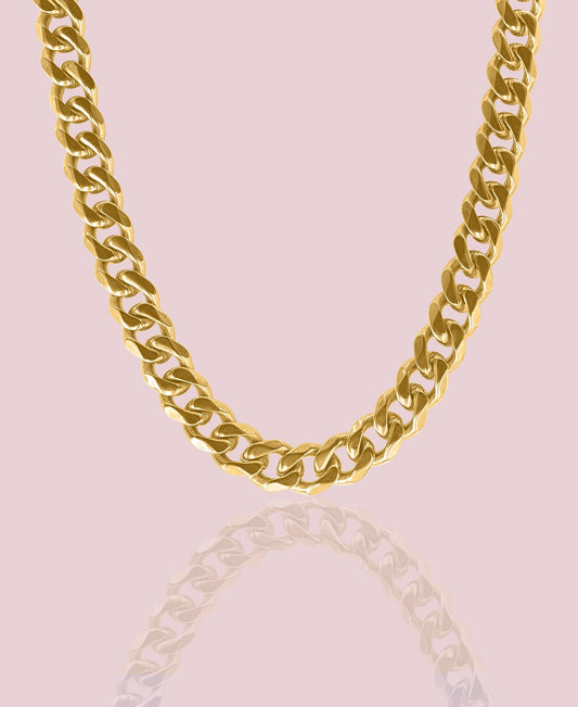 Oma The Label Women's 18K Gold Plated The Chunky Cuban Link Necklace | Oma The Label In Lebanon