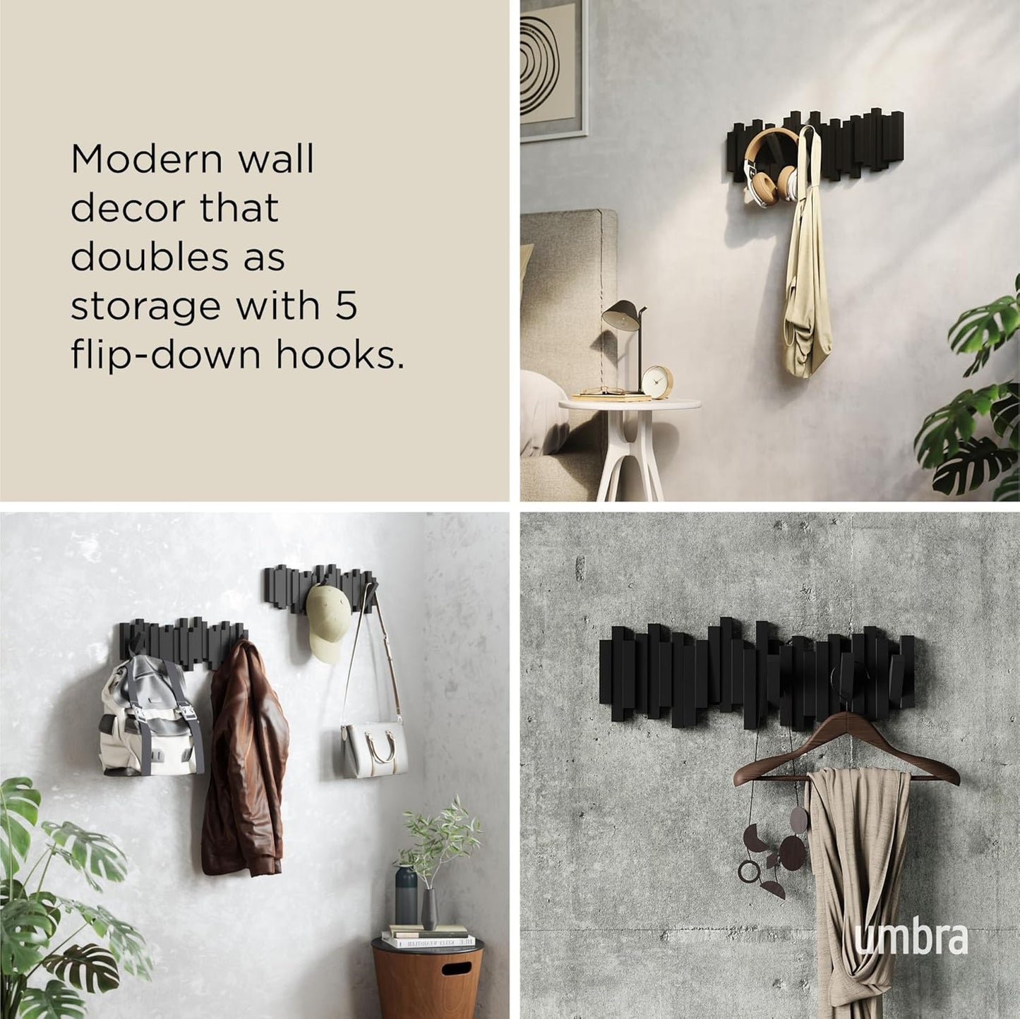 Medaid Wall Mounted Modern Hanging Hooks