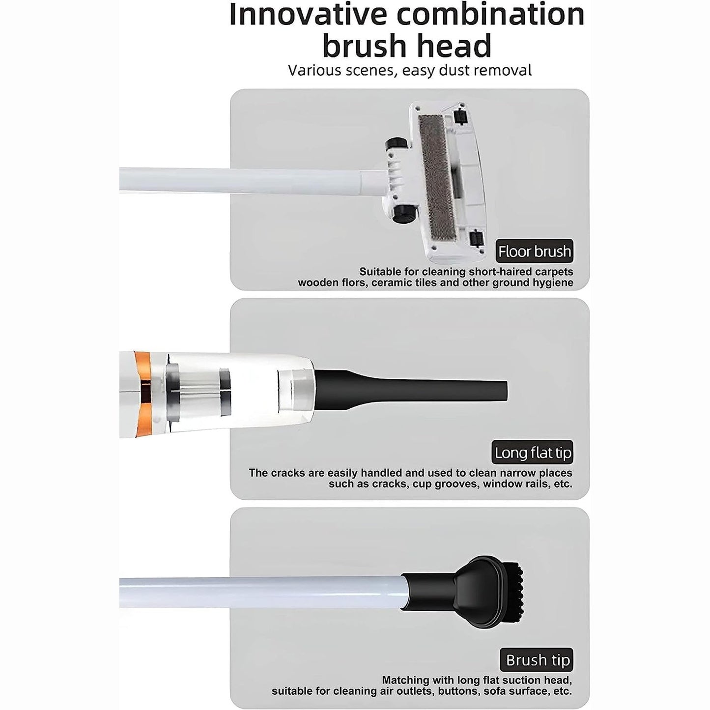 Medaid 4 in 1 Rechargeable Cordless Vacuum Cleaner