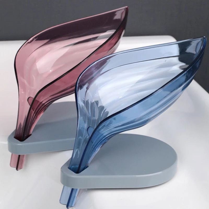 Leaf Shape Soap Holder with Drainer
