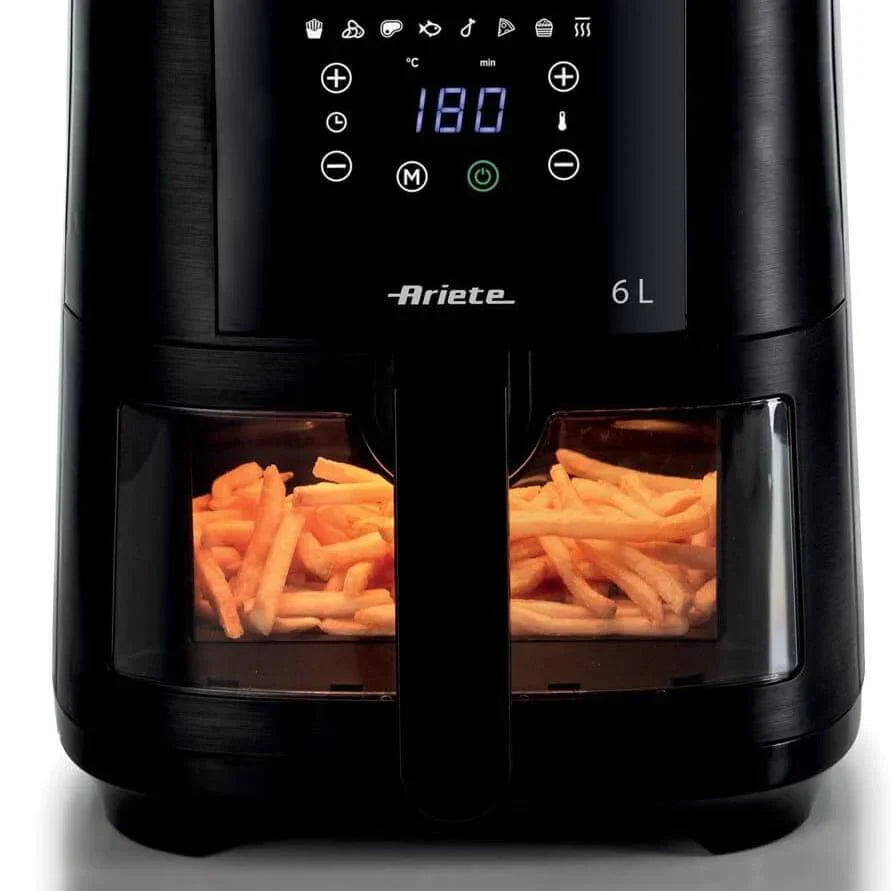 Ariete air fryer with transparent basket 6L