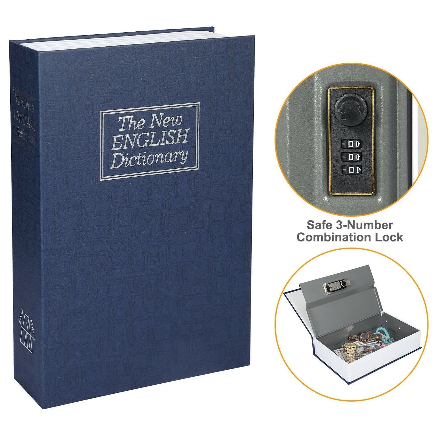 Dictionary Book Hidden Money Box - Medaid International