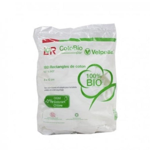 CotoPads Organic Cotton Rectangles 180 - Medaid International
