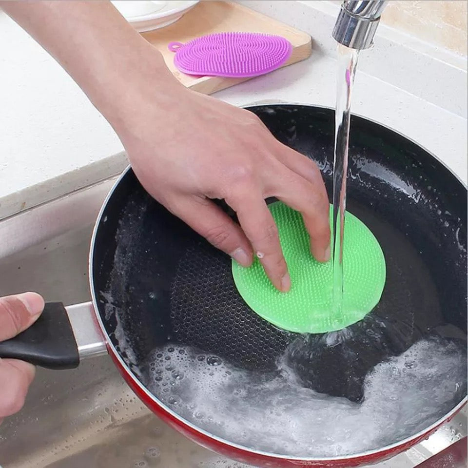 Round Silicon Sponge 11cm x3