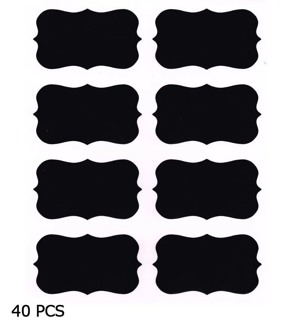 40 Chalkboard Labels X3