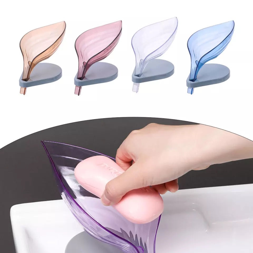 Leaf Shape Soap Holder with Drainer