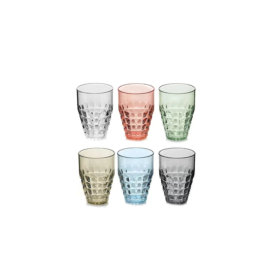 Guzzini SET 6 TALL TUMBLERS TIFFANY