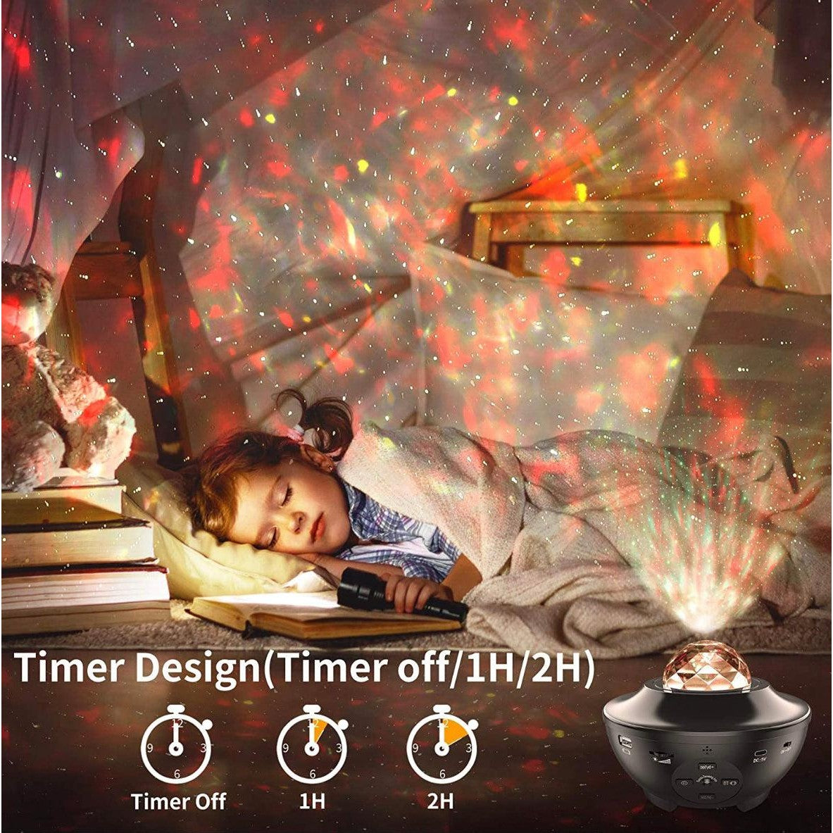 Galaxy Projector and Bluetooth Speaker