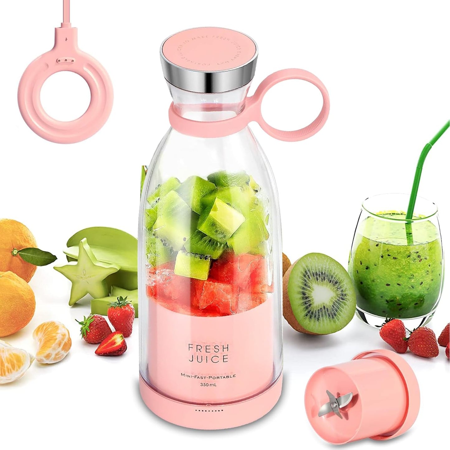 Qayra™️ Portable Rechargeable Juicer Blender 380ml