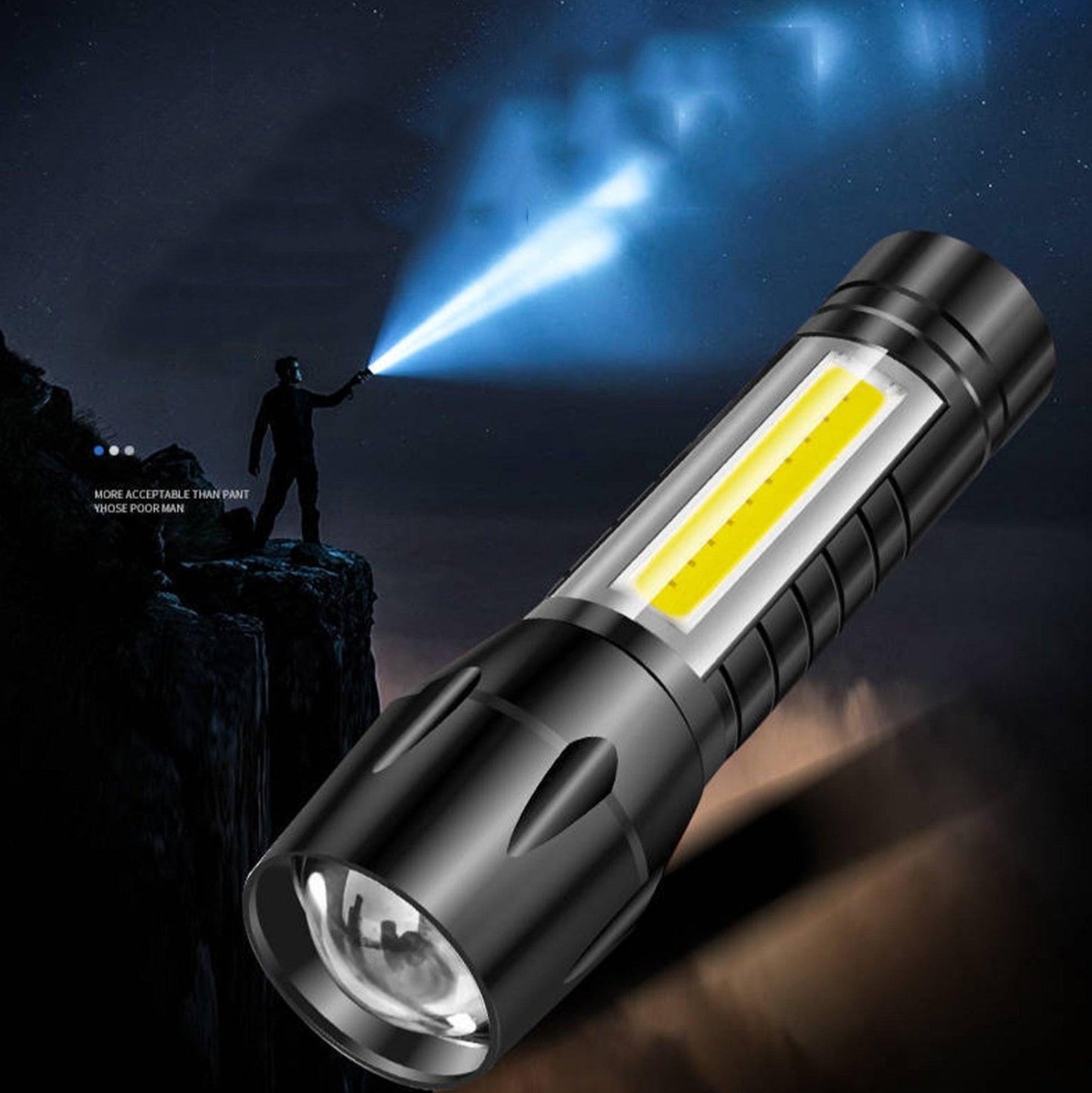 Rechargeable Waterproof LED Mini Torch