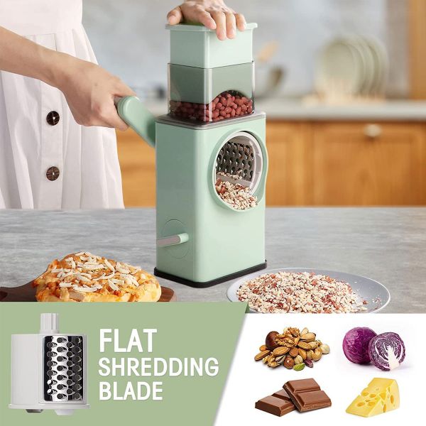 Multifunctional Rotary Vegetable Cutter 3 In 1 Shredder , slicer and grinder - Medaid International