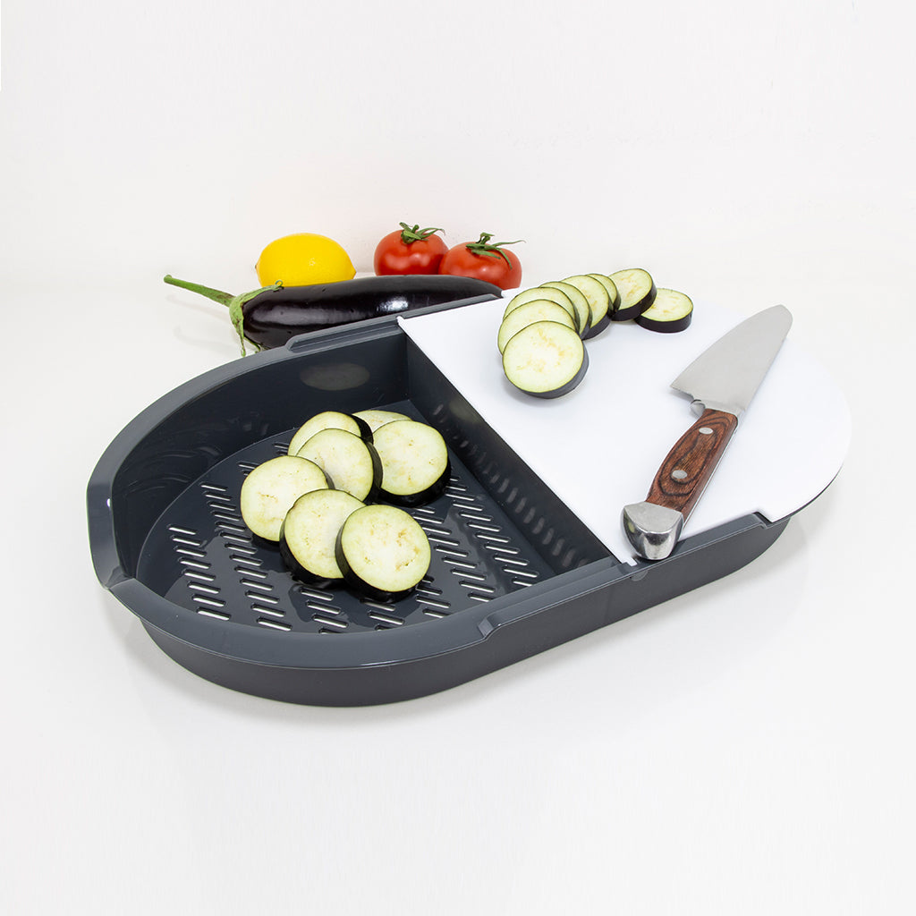 Two Chamber Cutting Board