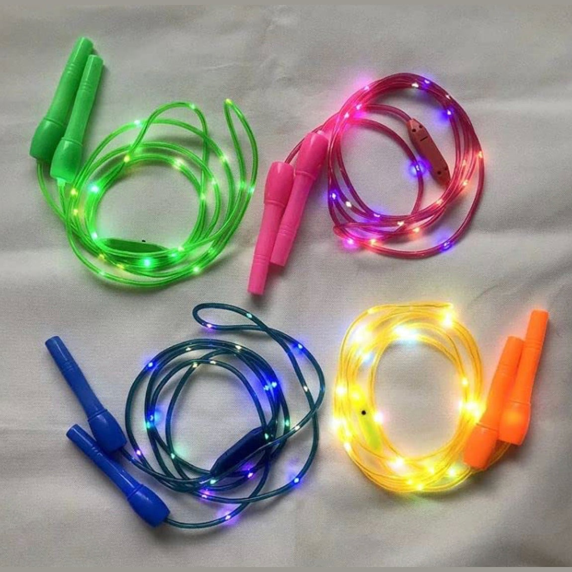 Jumprope  LED Lights Exercise Toy for Boys and Girls Indoor Outdoor Jump Rope 110 Inches