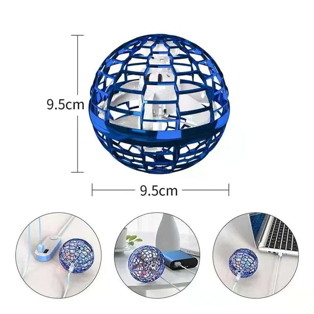 Flying Ball Toys 360¬∞ Rotating Mini UFO - Medaid International