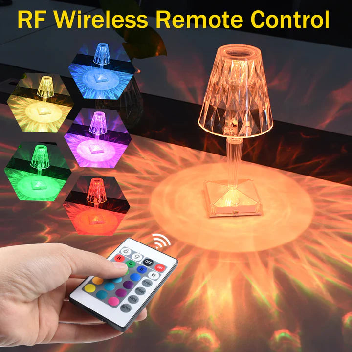 LED Diamond Crystal Magic Lamp