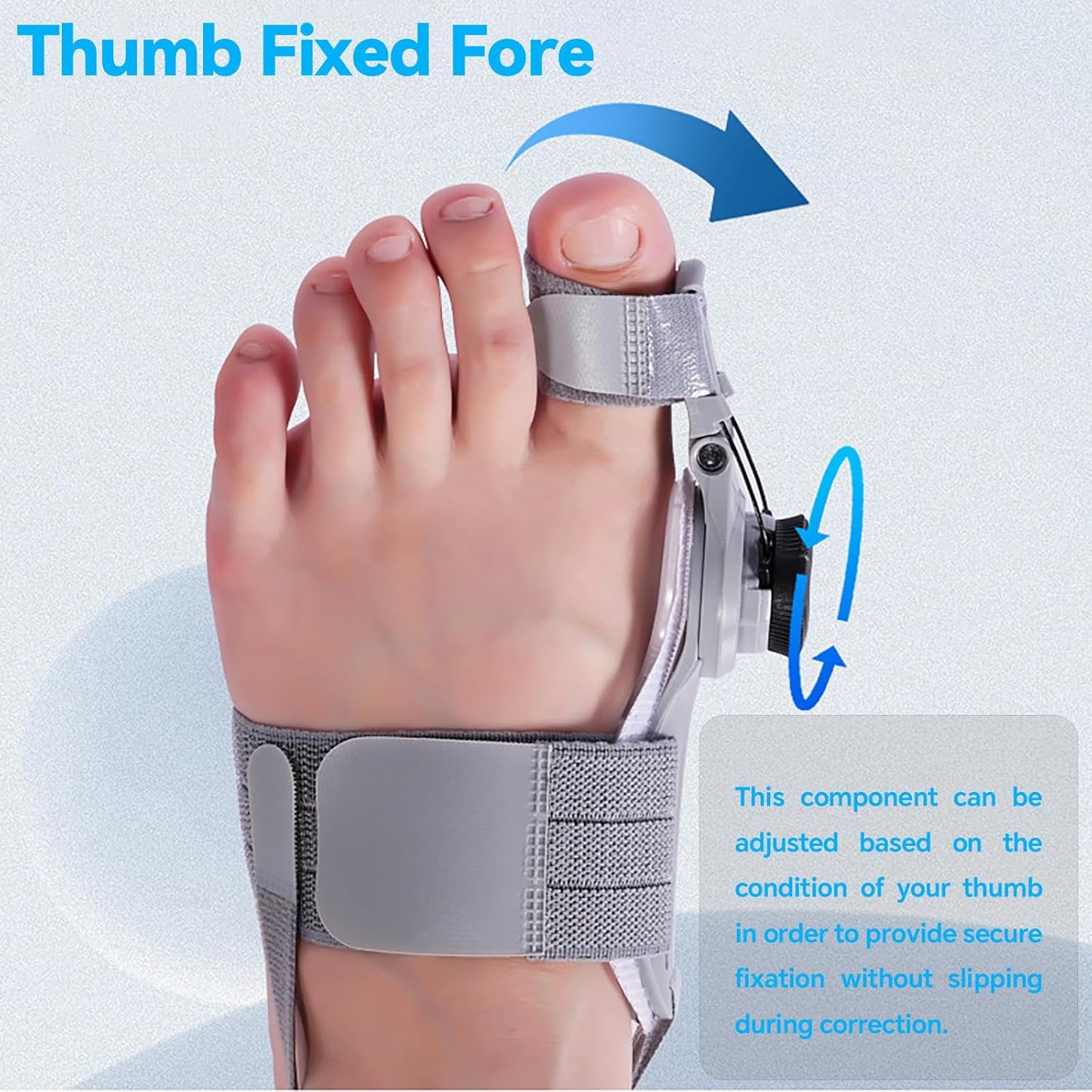 Medaid Adjustable Orthopedic Toe Corrector (Works On Both Feet)