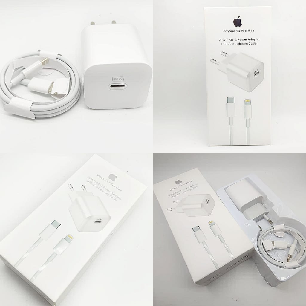 25W PD Adapter Charger USB-C to Lightning Cable For iPhone - Medaid International