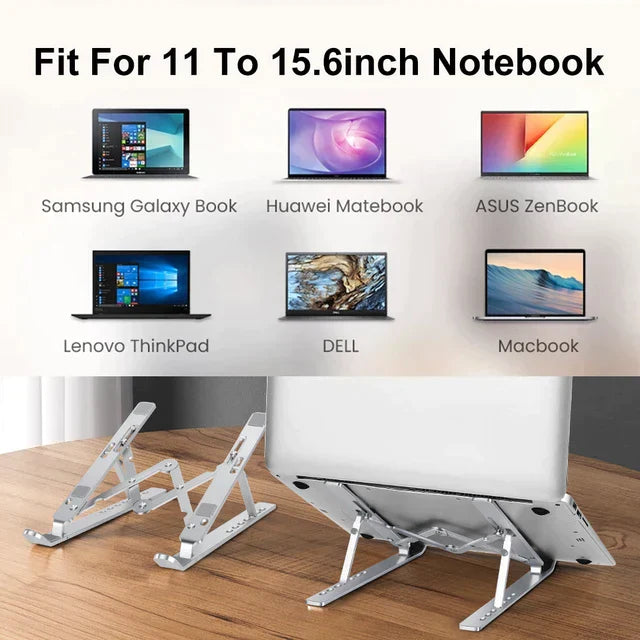Great Quality Aluminum Adjustable Portable Laptop Stand - Medaid International
