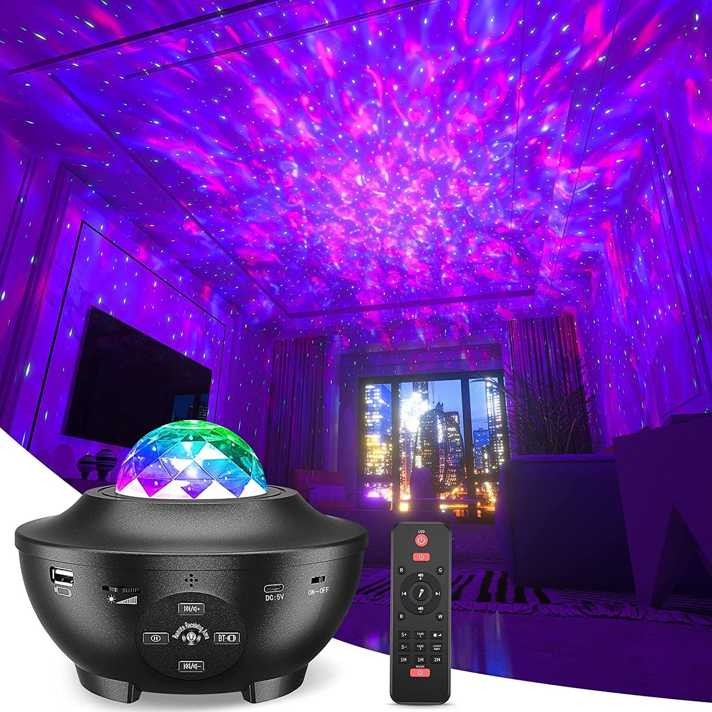 Galaxy Projector and Bluetooth Speaker