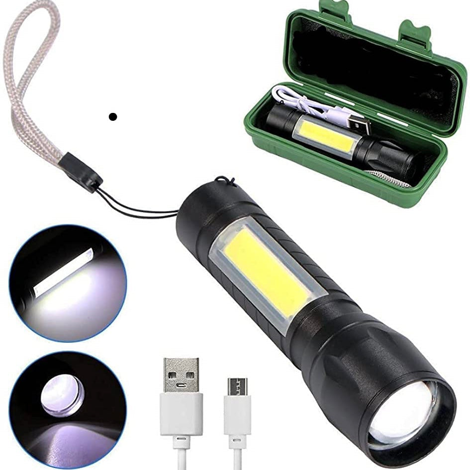 Portable Mini Torch Lamp Usb Led Flashlight Camping - Medaid International