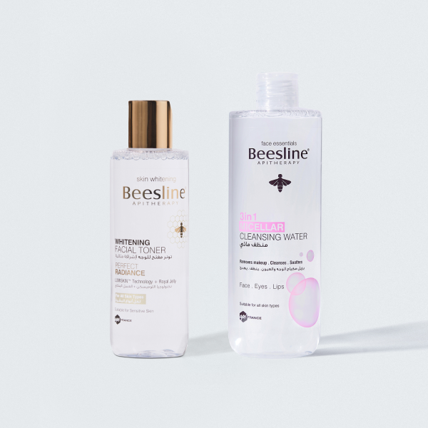 Micellar 400ml + Whitening Facial Toner - Medaid