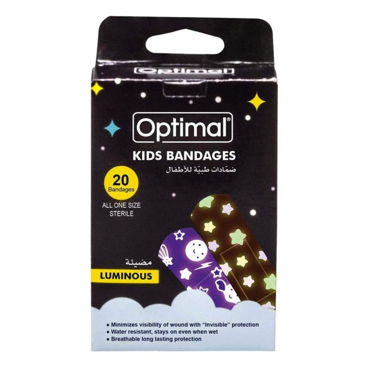 KIDS BANDAGE-LUMINOUS 20PCS - Medaid - Lebanon