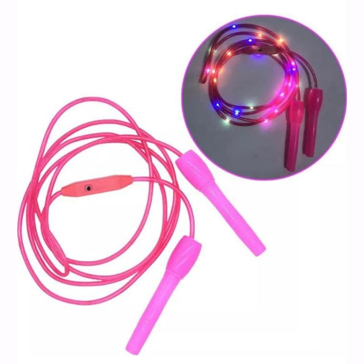 Jumprope  LED Lights Exercise Toy for Boys and Girls Indoor Outdoor Jump Rope 110 Inches