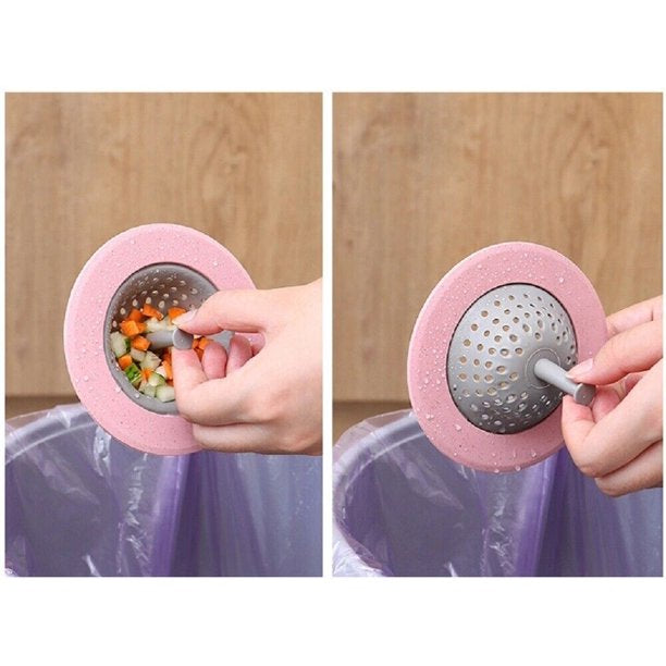 Drain Strainer Silicon with Clever Pull Design