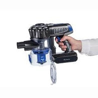 Cordless Electric Broom With Blue Rechargeable Battery 2 In 1 22.2V