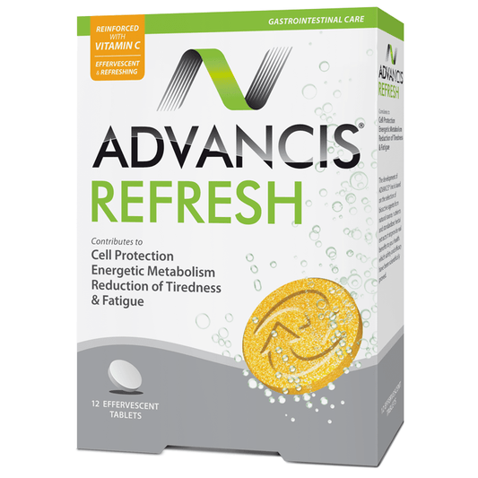 Advancis Refresh Effervescent Tablets for Detox & Energy - 12 tabs - Medaid