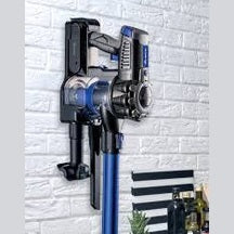 Cordless Electric Broom With Blue Rechargeable Battery 2 In 1 22.2V