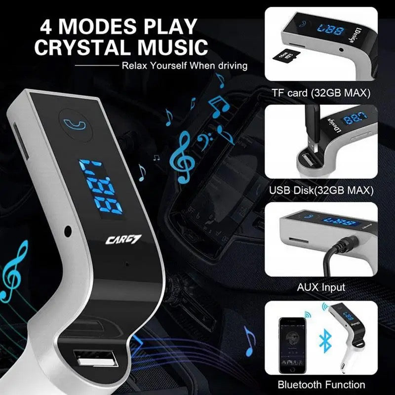Car Bluetooth Fm transmitter G7 - Medaid International