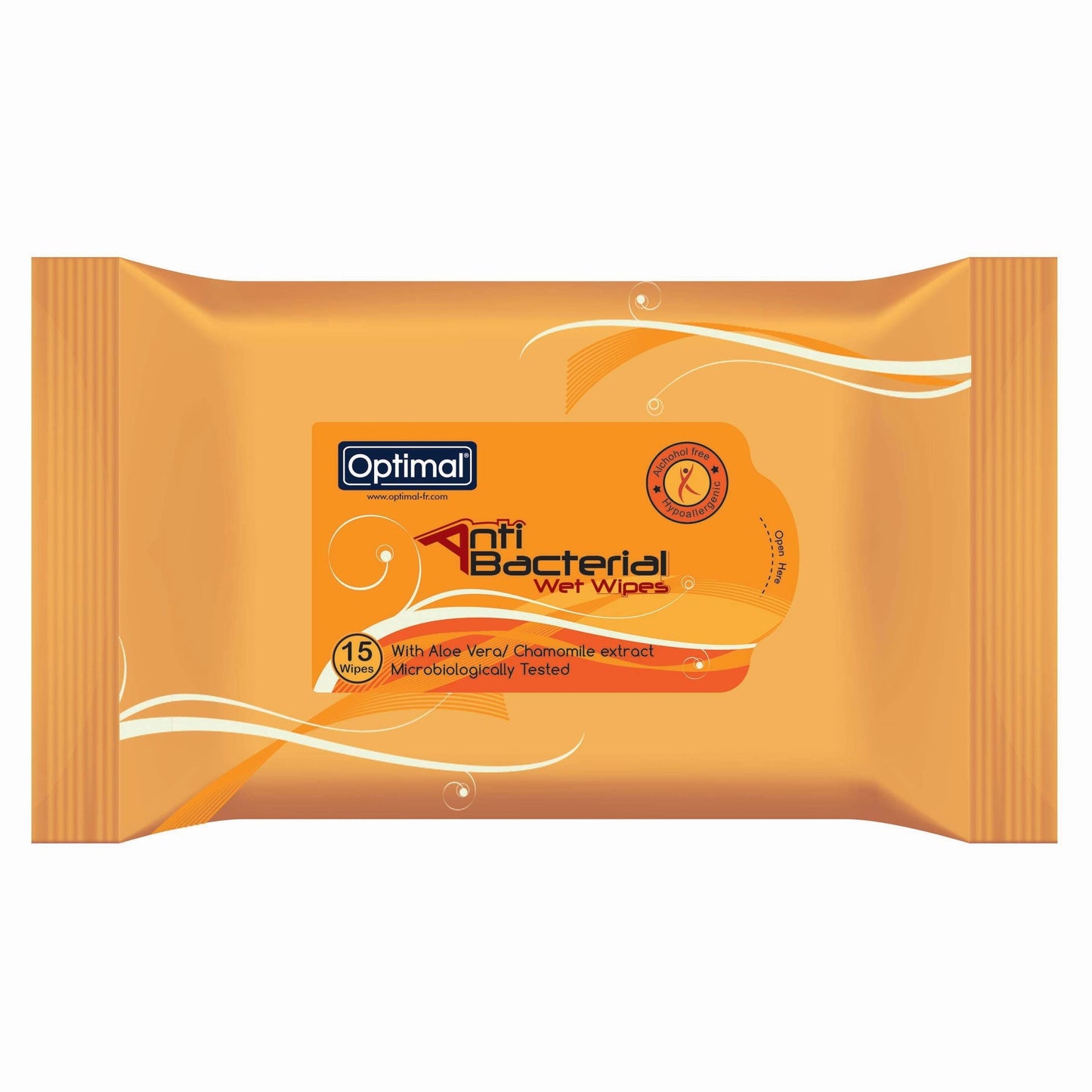 Optimal - Antibacterial Mini Wet Wipes