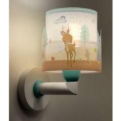 Dalber Childrens Wall Lamp Loving Deer Fairytale Nursery Light