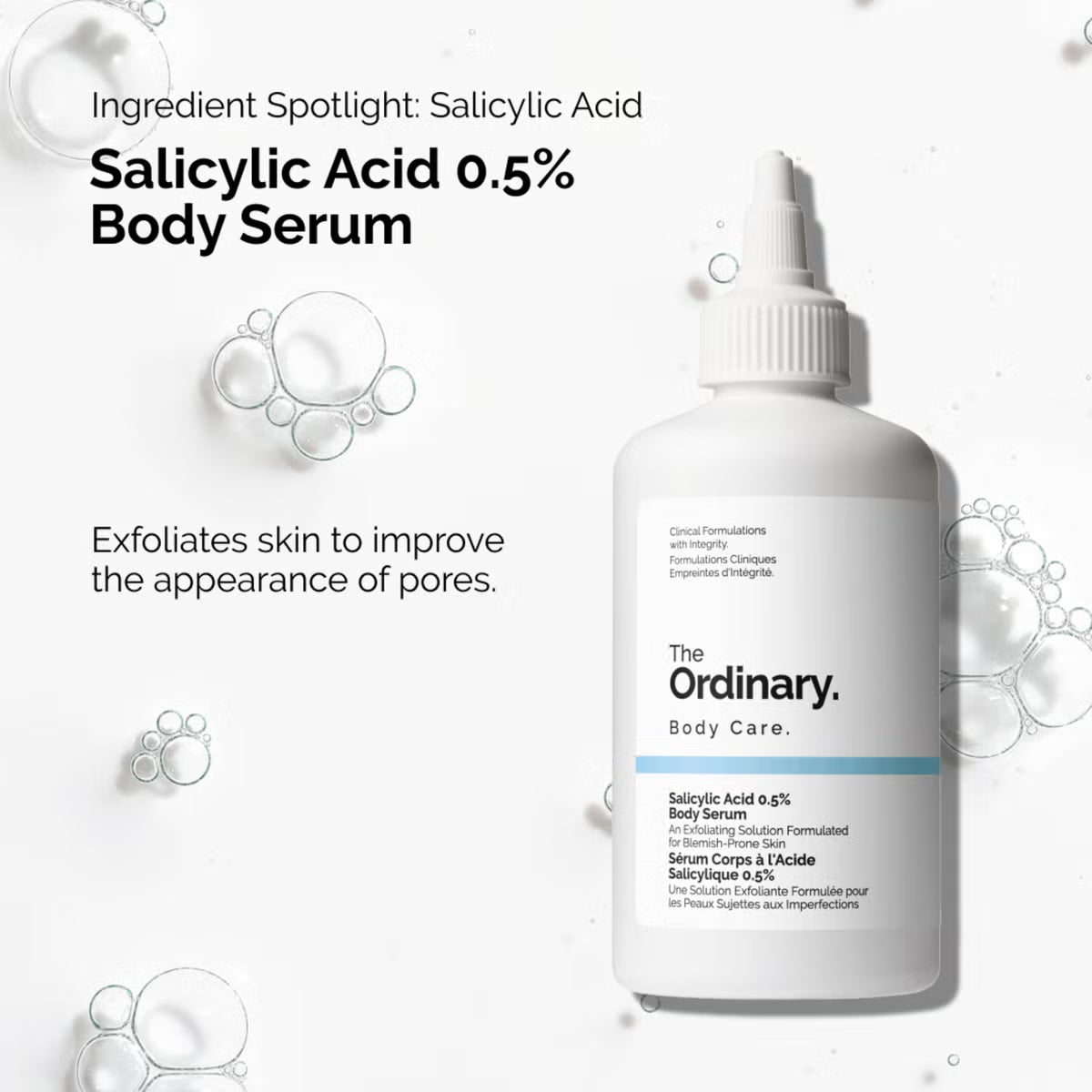 The ordinary salicylic acid 0.5 % body serum 240ml