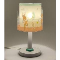 Dalber Childrens Table Lamp Loving Deer, Double Shade