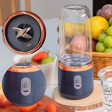 Portable USB Blender – 6 Blades, Rechargeable Smoothie Maker 🔵🥤