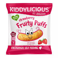 Kiddylicious Strawberry Puffs - 12g