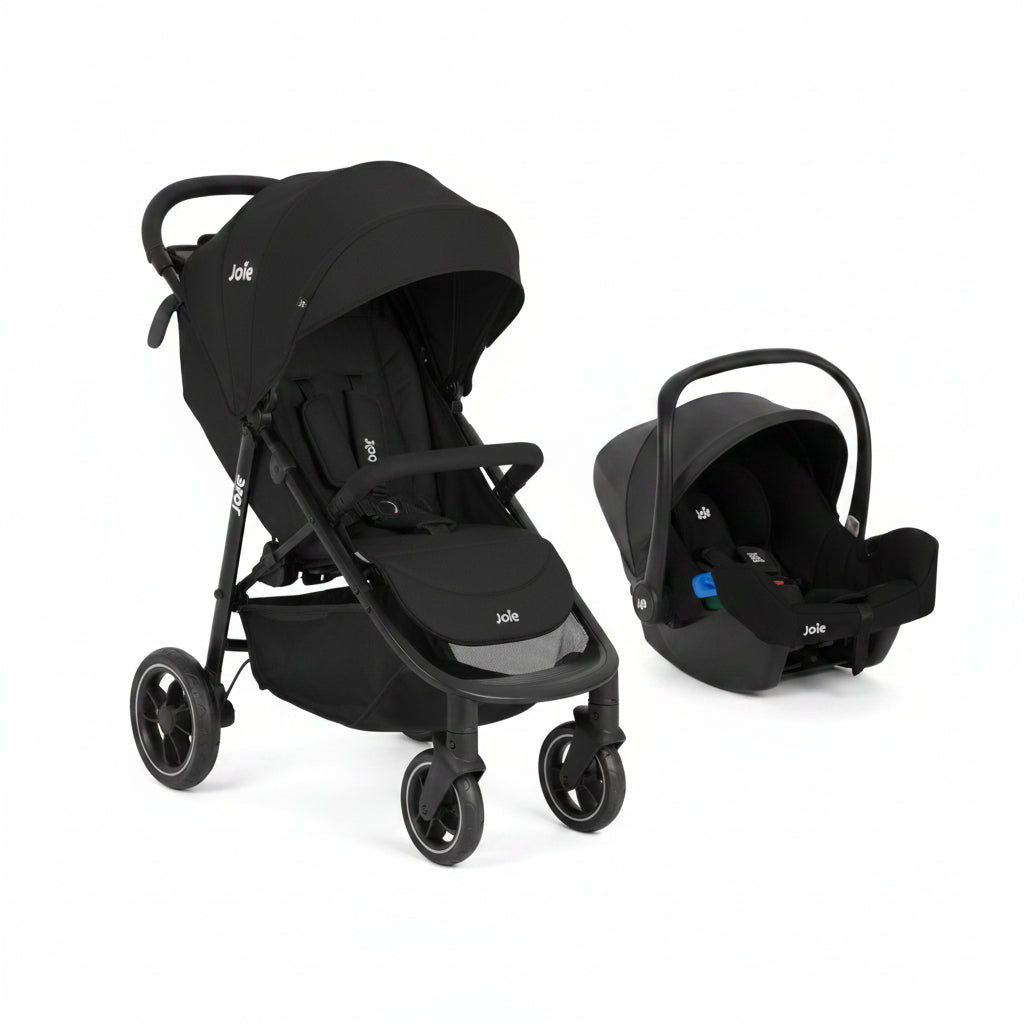 Joie - Litetrax Stroller Travel System - i-snug 2 Car Seat - Shale